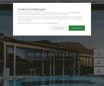 Rupertustherme.de(Spa und Familienresort Bad Reichenhall) Screenshot