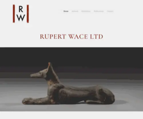 Rupertwace.co.uk(Rupert Wace Ancient Art) Screenshot