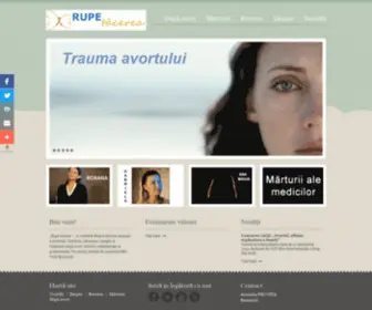 Rupetacerea.ro(Rupe Tăcerea) Screenshot