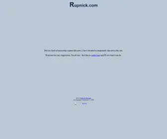 Rupnick.com(Rupnick) Screenshot