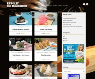 Rupolit.net(Aneka Macam Ide Resep Masakan Dan Makanan Yang Simpel) Screenshot