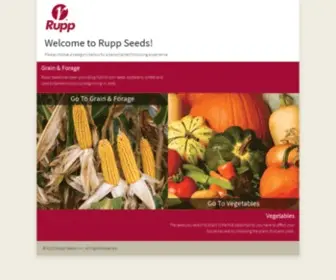 Ruppseeds.com(Rupp Seeds) Screenshot