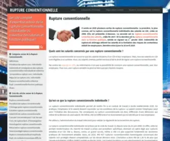 RuptureconventionnelleCDi.fr(Rupture conventionnelle) Screenshot