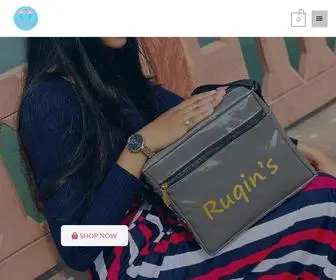 Ruqins.com(Buy Ladies bags Online in India) Screenshot