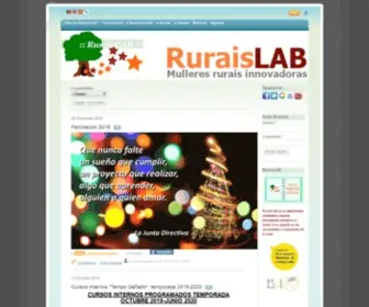 Ruraislab.com(Innovación ciudadana en el rural) Screenshot