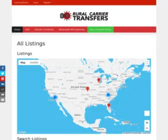 Ruralcarriertransfers.com(Transfer ads for rural carriers) Screenshot