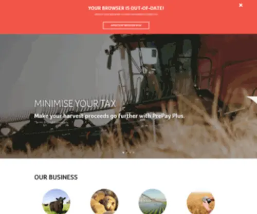 Ruralco.com.au(Agricultural Products & Services for Your Agribusiness) Screenshot