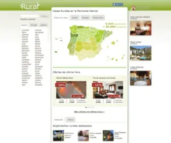 Ruralescasas.com(Casas Rurales en la Península Ibérica) Screenshot