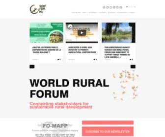 Ruralforum.org(World Rural Forum) Screenshot