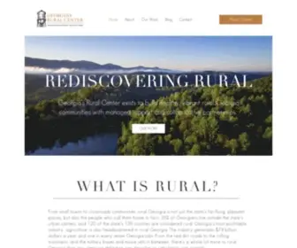 Ruralga.org(Georgia's Rural Center) Screenshot