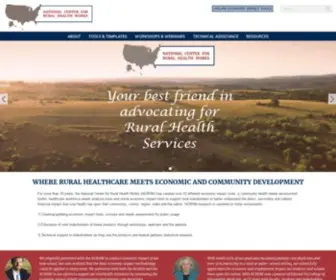 Ruralhealthworks.org(Improving the Health of Rural Communities) Screenshot