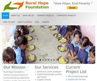 Ruralhopefoundation.org(Give Hope) Screenshot