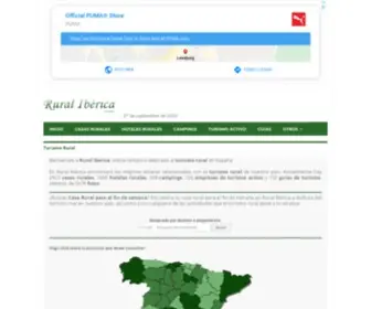 Ruraliberica.com(Turismo Rural en España) Screenshot