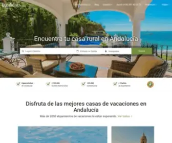 Ruralidays.com(Casas rurales en Ruralidays) Screenshot
