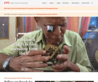 Ruralindiaonline.org(People's Archive of Rural India) Screenshot