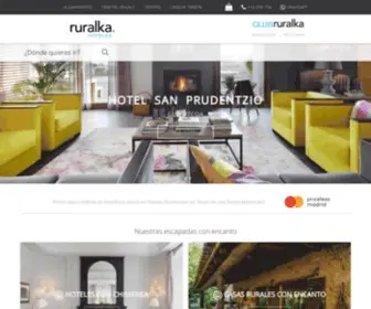 Ruralka.com(Ruralka, hoteles con encanto) Screenshot
