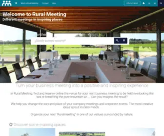 Ruralmeeting.com(Business and social events) Screenshot