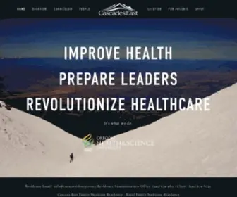 Ruralresidency.com(Cascades East Family Medicine) Screenshot
