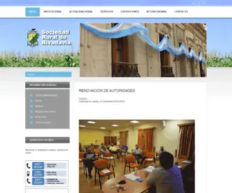Ruralrivadavia.com.ar(Sociedad Rural de Rivadavia) Screenshot