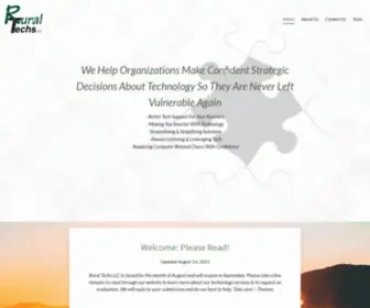 Ruraltechsllc.com(Better Tech Support For Your Business) Screenshot