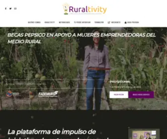 Ruraltivity.com(Lanzadera de emprendedoras rurales) Screenshot