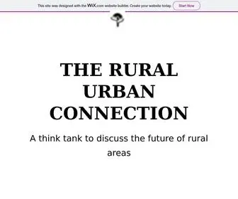 Ruralurban.org(The Rural Urban Connection) Screenshot