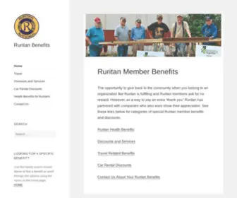 Ruritanbenefits.org(The opportunity to give back to the community when you belong to an organization like Ruritan) Screenshot