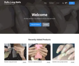 Rurulongnails.com(For Natural Nail Lovers) Screenshot