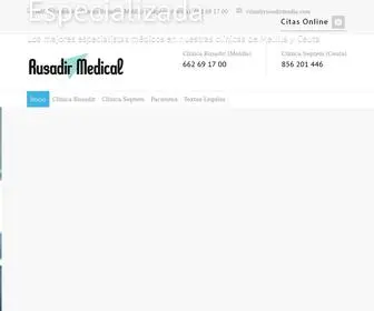 Rusadirmedical.com(Rusadir Medical) Screenshot