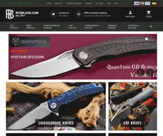 Rusblade.com(Russian knives) Screenshot