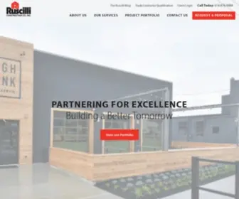 Ruscilli.com(Columbus, Ohio Construction Company) Screenshot