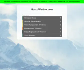 Ruscowindow.com(Forsale Lander) Screenshot