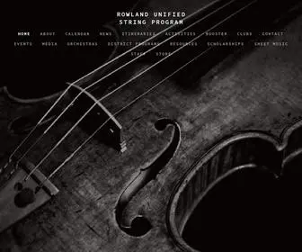 Rusdmusic.org(Rowland Unified String Program) Screenshot