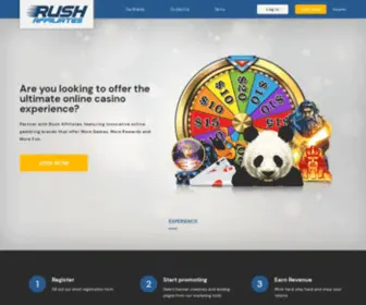 Rush-Affiliates.com(Rush Affiliates) Screenshot