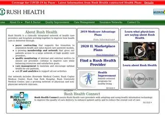 Rush-Health.com(Rush Health) Screenshot