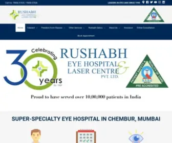 Rushabheyehospital.com(Best Eye Hospital in Mumbai) Screenshot