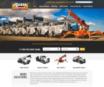 Rushcranesystems.com(Rush Crane Systems) Screenshot