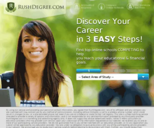 Rushdegree.com(RushDegree) Screenshot