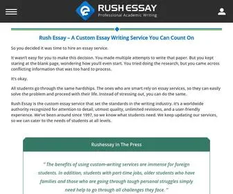 Rushessay.com(Essay) Screenshot