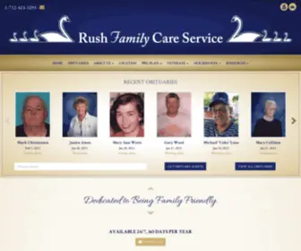 Rushfamilycareservice.com(Rush Family Care Service) Screenshot