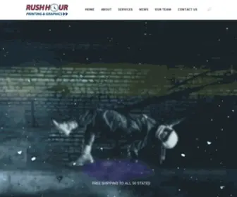 Rushhourprinting.com(Rush Hour Printing) Screenshot