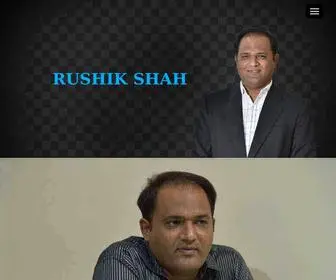 Rushikshah.com(Rushik Shah) Screenshot