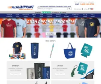 Rushimprint.com(Custom Promotional Products) Screenshot