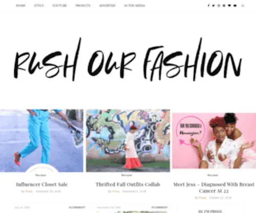 Rushourfashion.com(My blog. Rush Our Fashion) Screenshot