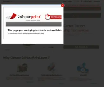 Rushprintingservices.com(24 Hour Print) Screenshot