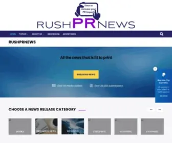 Rushprnews.com(RushPR News) Screenshot