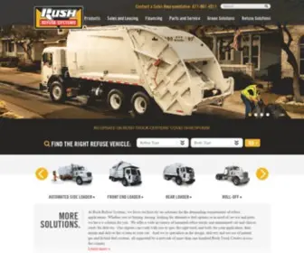 Rushrefusesystems.com(Refuse Truck Sales) Screenshot