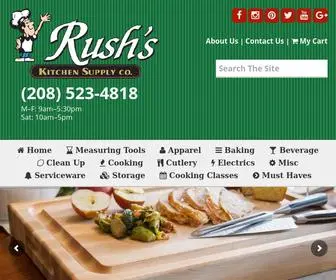 Rushskitchen.com(Rush's Kitchen supply) Screenshot