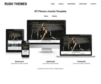 Rushthemes.com(Free Joomla Templates & WordPress Themes) Screenshot