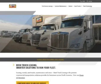 Rushtruckleasing.com(Rush Truck Leasing) Screenshot